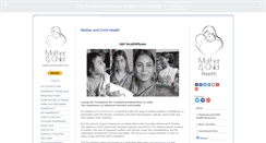 Desktop Screenshot of motherchildhealth.org